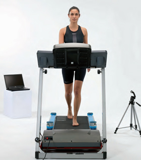 Optojump Woman on Treadmill